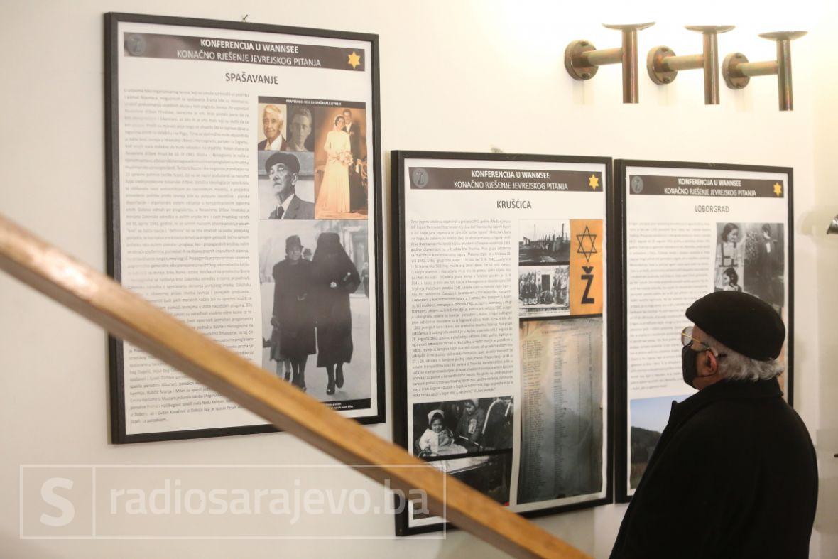 Foto: Dž.K./Radiosarajevo/Izložba "Wannsee konferencija - Konačno rješenje jevrejskog pitanja"